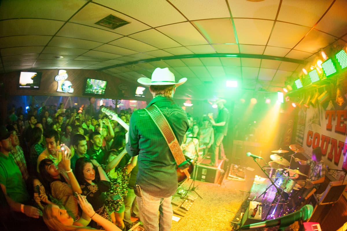 Fisheye band live onstage image by Karl Duncan Photography